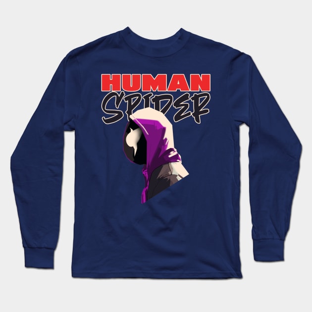 human spider man Long Sleeve T-Shirt by WOAT